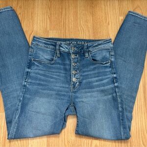 American Eagle high rise skinny jeans
